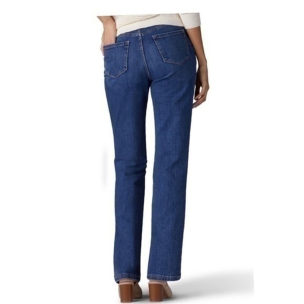 NWT Lee Straight Jeans Slims High Rise Relaxed 20W Petite
